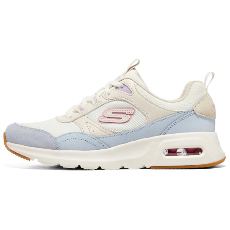 Skechers Sport Abrasion Resistant Support Low top Running Shoes Women’s Beige Blue