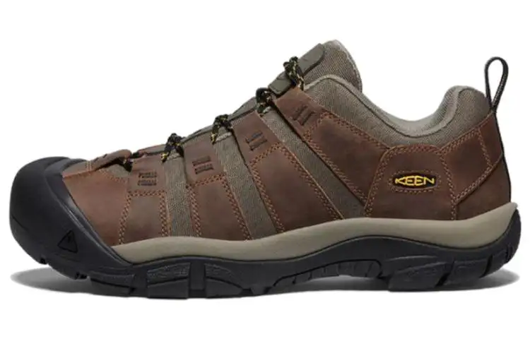 Keen NEWPORT HIKE Slip Resistant Abrasion Resistant Low top Outdoor Shoes Men's Antique Gold