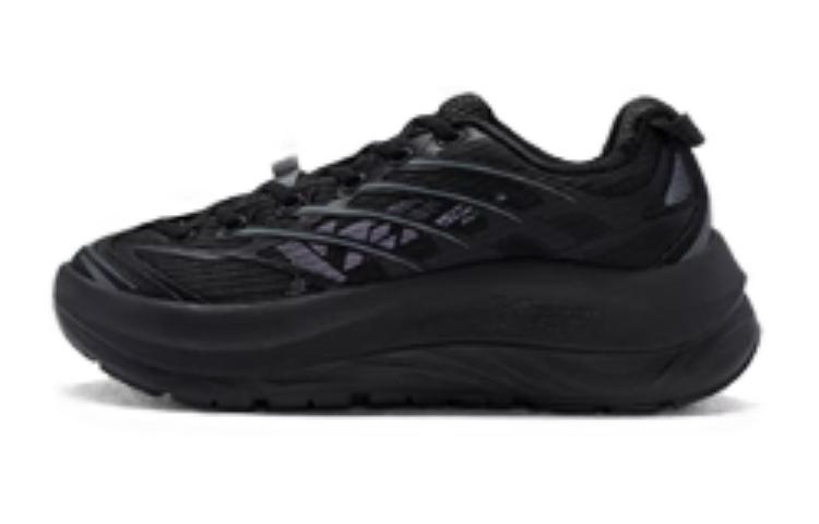 XTEP Cushioning Slip Resistant Abrasion Resistant Breathable Lightweight Low top Running Shoes Women’s Black