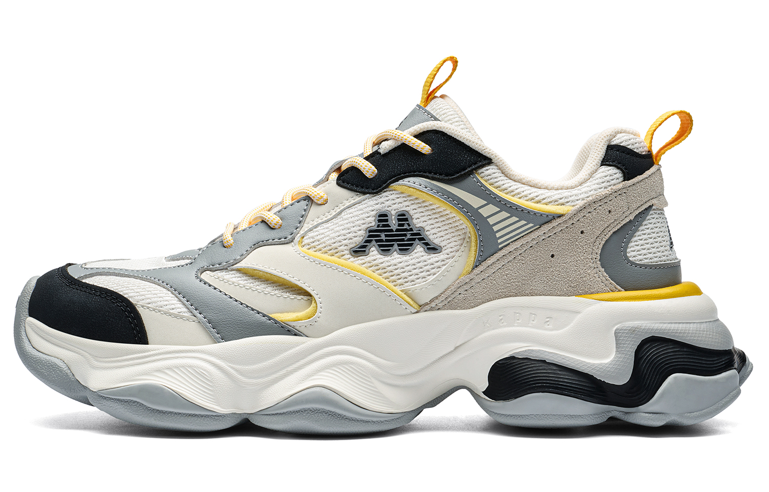 Kappa Cushioning Slip Resistant Cushioning Slip Resistant Low top Running Shoes Men’s White Gray