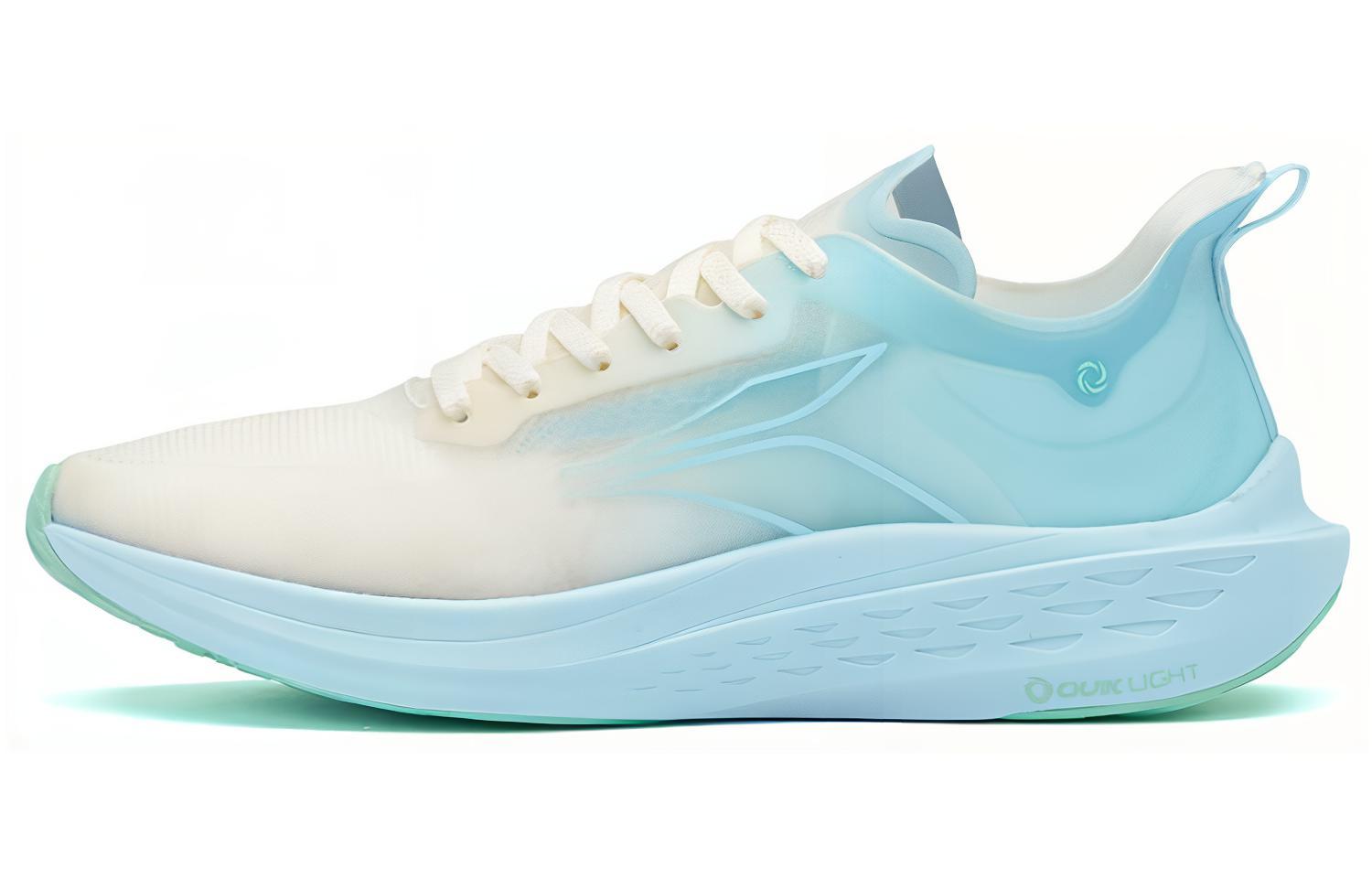 361° Feiyu SE comfortable shock-absorbing, non-slip, wear-resistant, breathable, lightweight and resilient low-top running shoes, men's blue