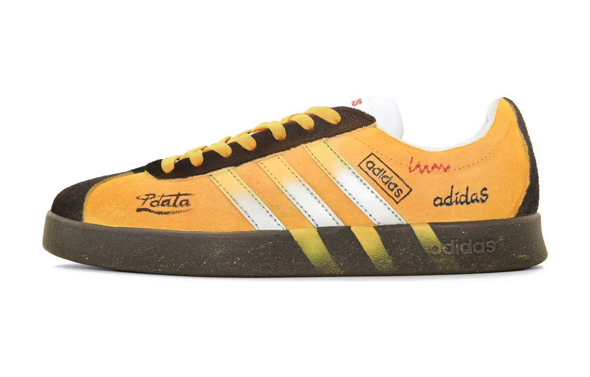 Adidas VL COURT 2.0 Slip Resistant Abrasion Resistant Low top German Army Trainers Unisex Black Pink