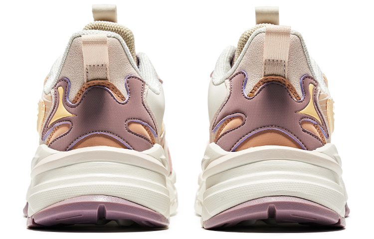 Erke Small Wings Vintage Lightweight Low top Running Shoes Women’s Gray Pink