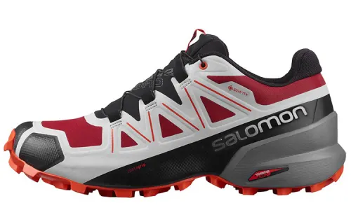 SALOMON Speedcross 5 Outdoor Shoes Men's Low Top Black/Gray/Red