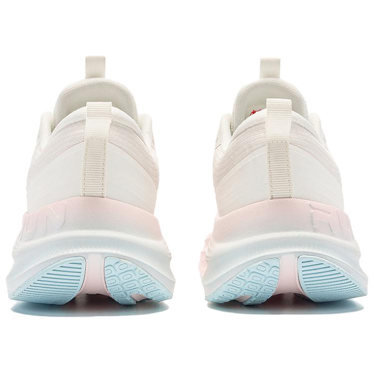 QIAODAN Non slip Lightweight Low top Running Shoes Women’s White Pink