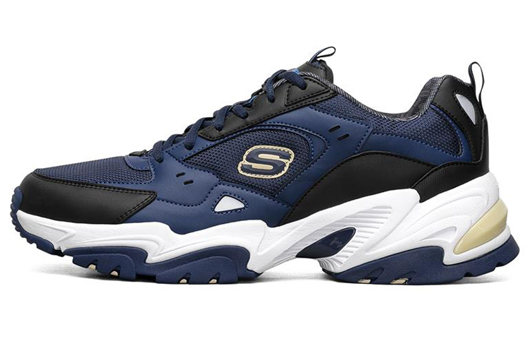 Skechers One Punch Man X Skechers Stamina V2 Low Top Running Shoes Blue/Black