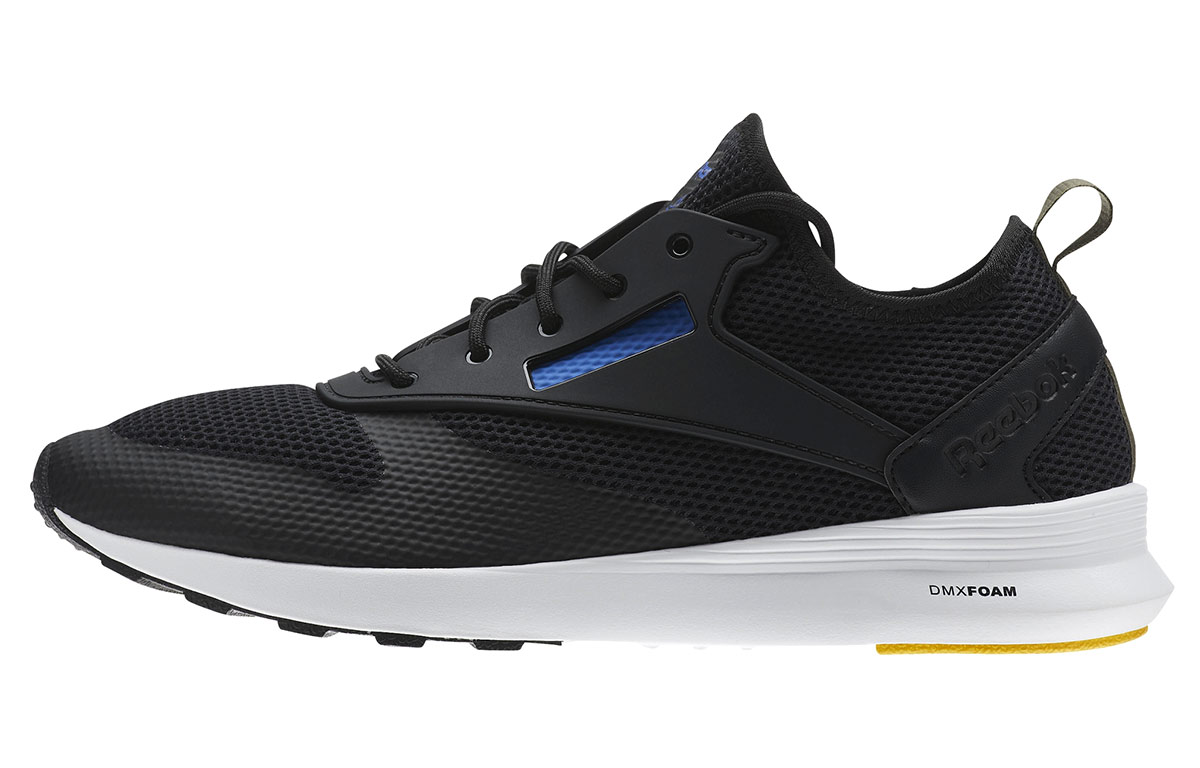 Кроссовки Reebok Runner (черно-синий) — фото 1