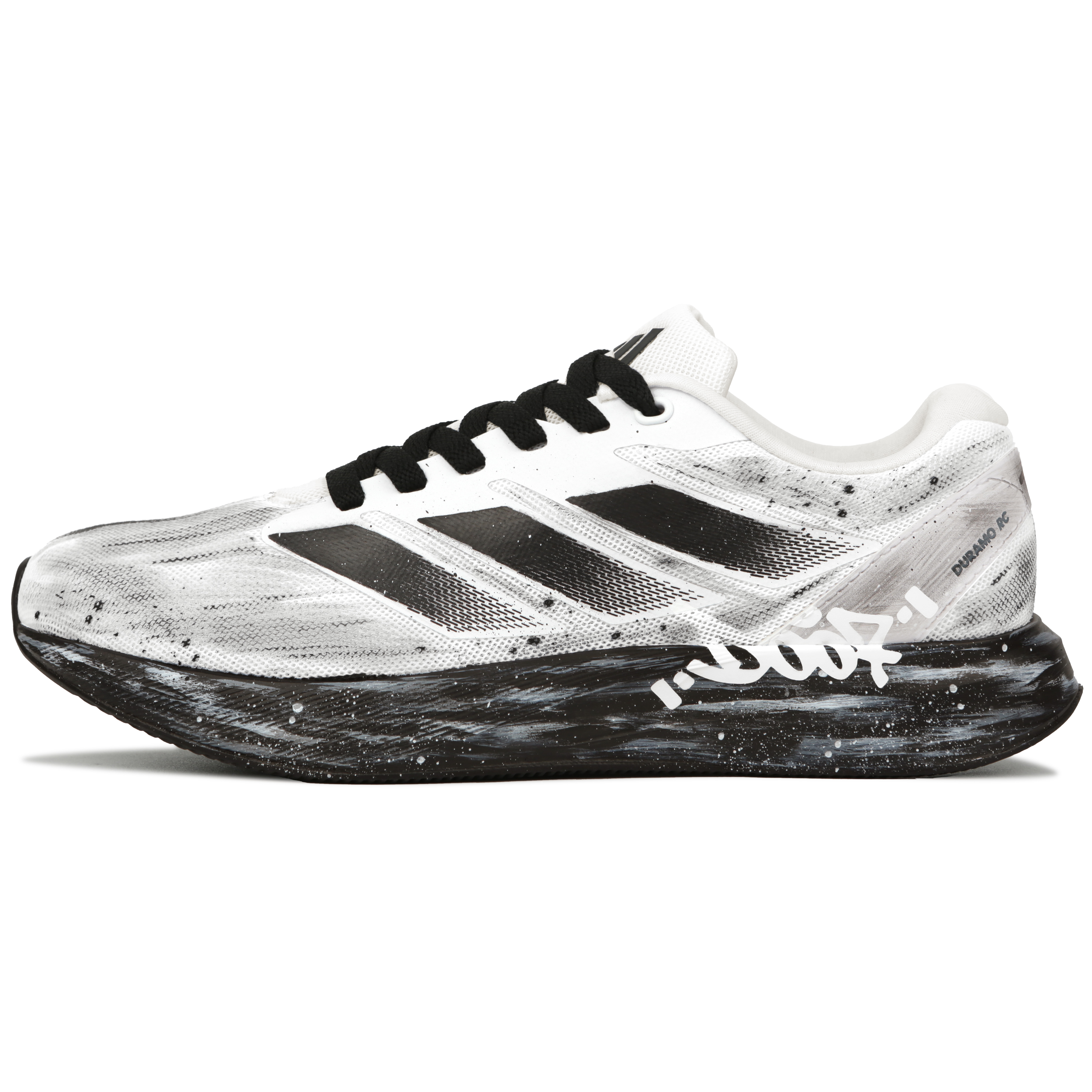 Adidas Duramo RC Cushioning Breathable Low top Training Sprint Racing Running Shoes Unisex Black White