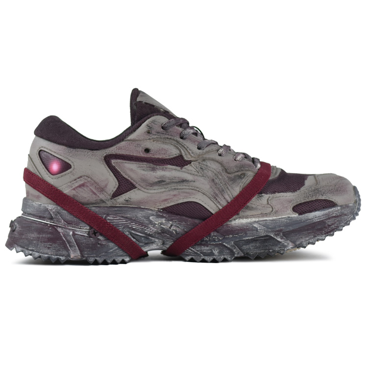 Li Ning Cushioning Slip Resistant Abrasion Resistant Low top Casual Running Shoes Men’s Brown Red
