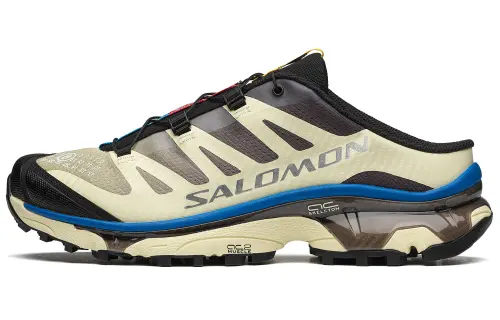 MM6 Maison Margiela X SALOMON XT 4 Running Shoes Unisex Low Top Light Yellow Gray