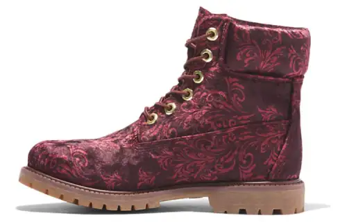 Timberland Slip Resistant Abrasion Resistant Outdoor Boots Women's Burgundy