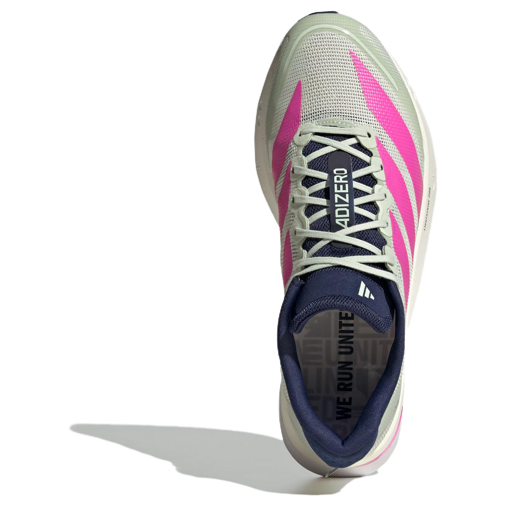 Adizero Boston 13 Adidas M ‘Linen Green Shock Pink Dark Blue’