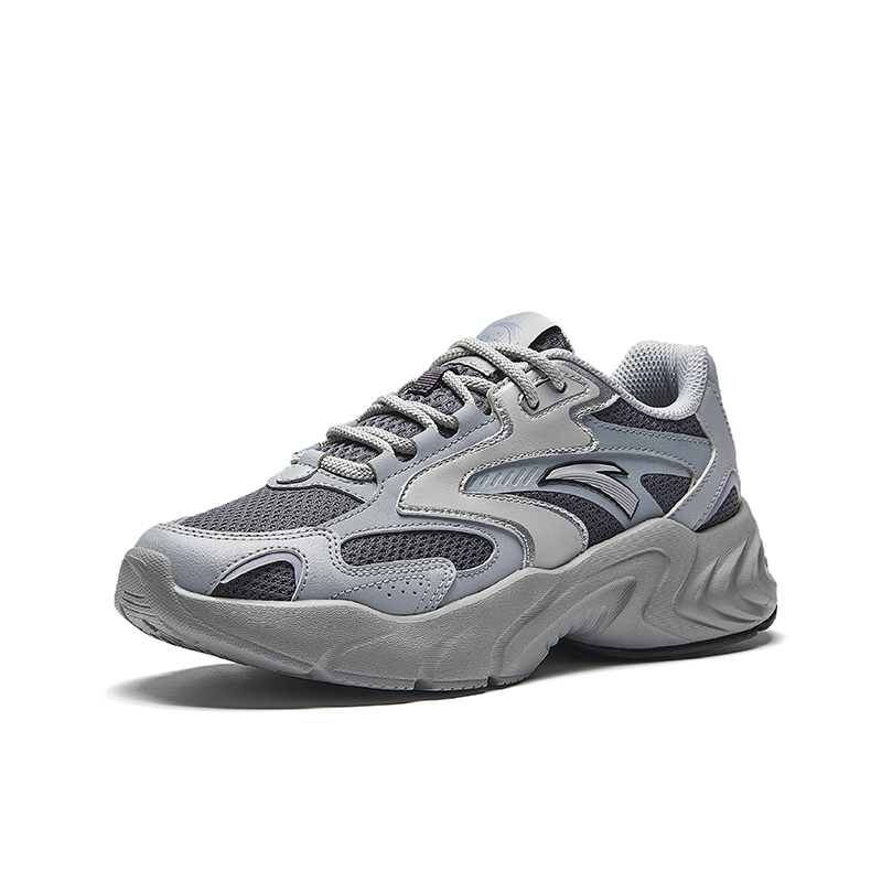 Anta Slip Resistant, Abrasion Resistant, Rebound Low top Casual Running Shoes Women’s Gray