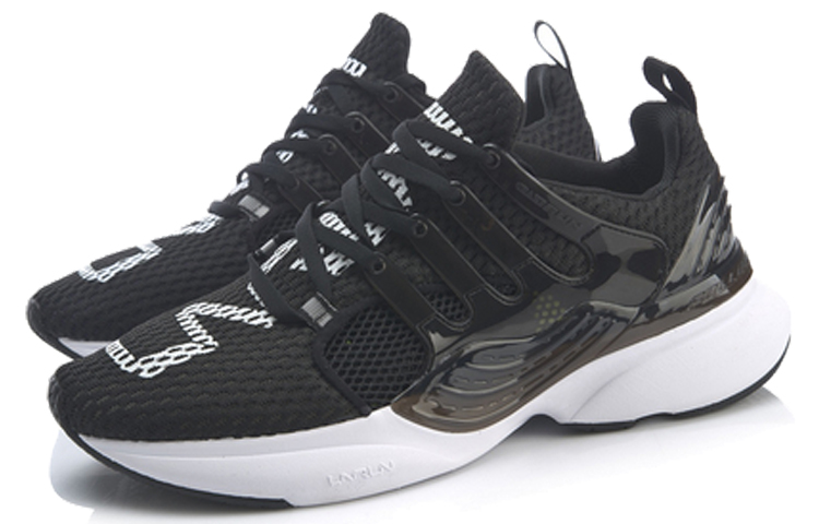Li Ning Crazy Run X Sports Cushioning Rebound Cushioning Rebound Low top Running Shoes Women’s Standard Black