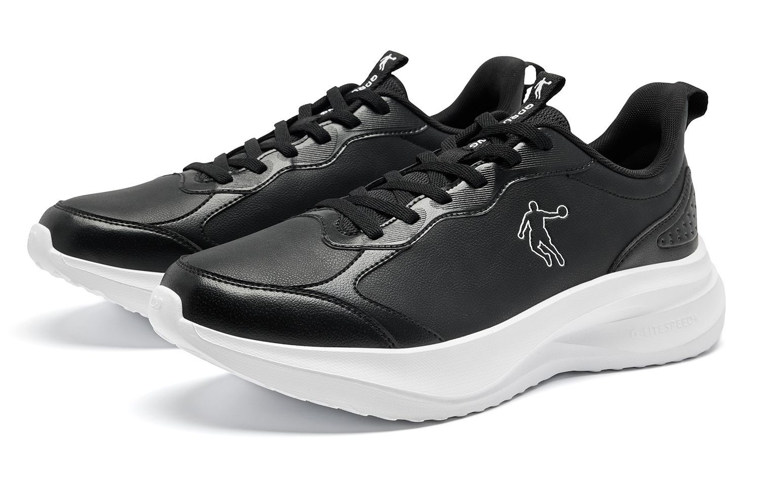 QIAODAN Cushioning Slip Resistant Abrasion Resistant Waterproof And Breathable Lightweight Rebound Low top