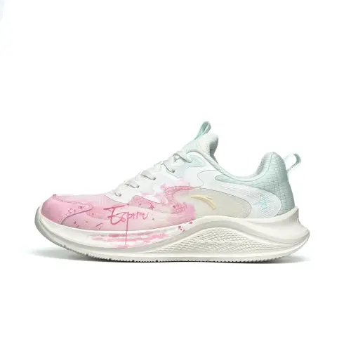Anta Wander Abrasion Resistant Balance Low top Casual Running Shoes Women's Pink