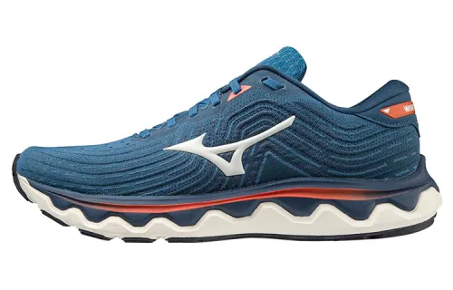 Mizuno Horizon 6 Running Shoes Men's Low Top Blue/Orange/White