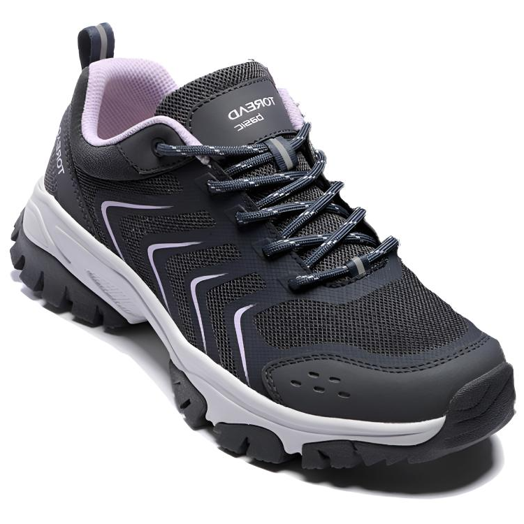 TOREAD Cushioning Abrasion Resistant Low top Outdoor Shoes Women’s Black Purple
