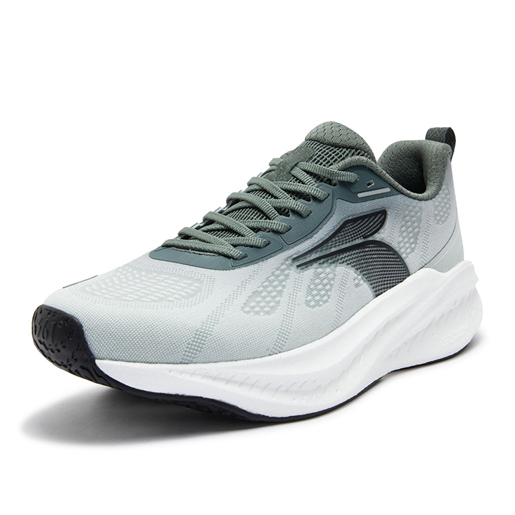 361° Blast Foam 4SE Cushioning Abrasion Resistant Breathable Slip Resistant Low top Running Shoes Men’s Gray Green