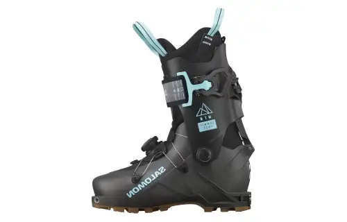 SALOMON Thermal Abrasion Resistant Crew Outdoor Boots Low Heel Women's Black Blue
