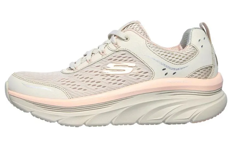 Skechers Relaxed Fit D'lux Walker Low Top Cream Women's