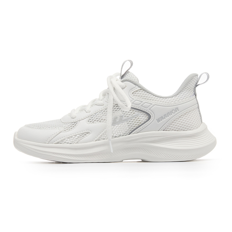 WARRIOR Running Shoes Unisex Low Top White