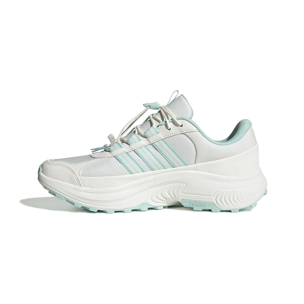 Adidas Traxion Fabric Cushioning Breathable Cushioning Breathable Low top Running Shoes Women's Mint Green