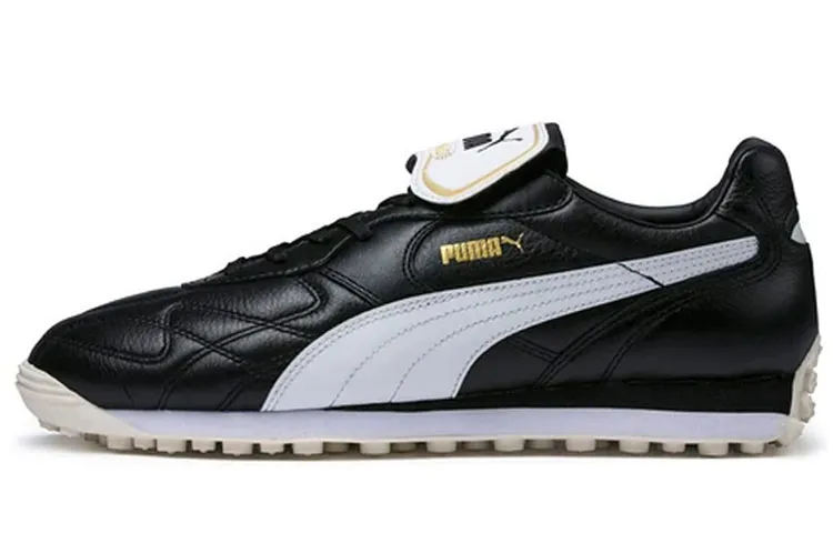 PUMA King Avanti Premium 'Black White Team Gold'