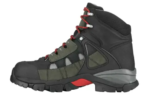 Timberland HYPERION Top Grain Cow Leather Abrasion Resistant Height Increasing Outdoor Shoes Men's Black Gray