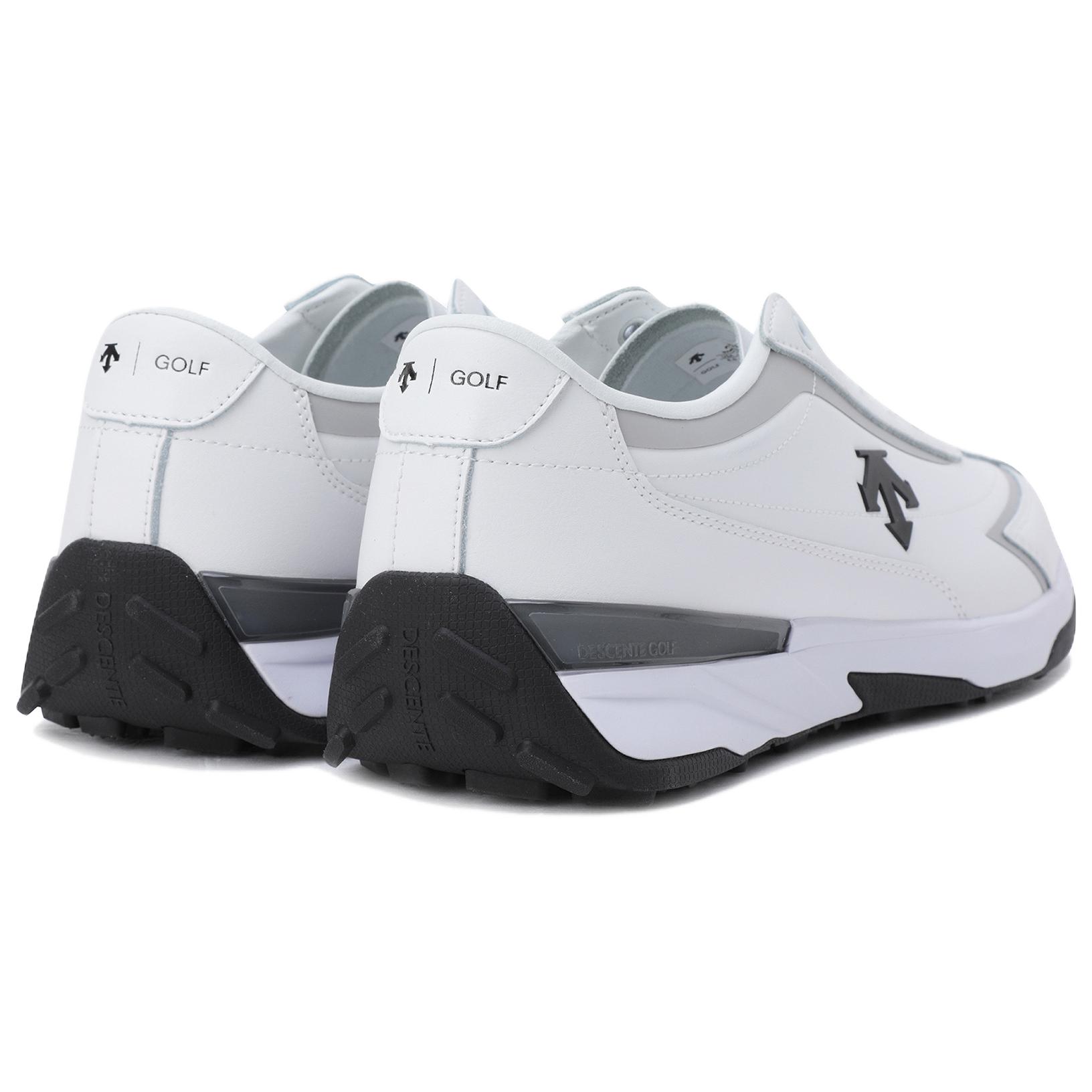 DESCENTE Chron Slip Resistant Abrasion Resistant Slip Resistant Abrasion Resistant Low top Golf Shoes Unisex White