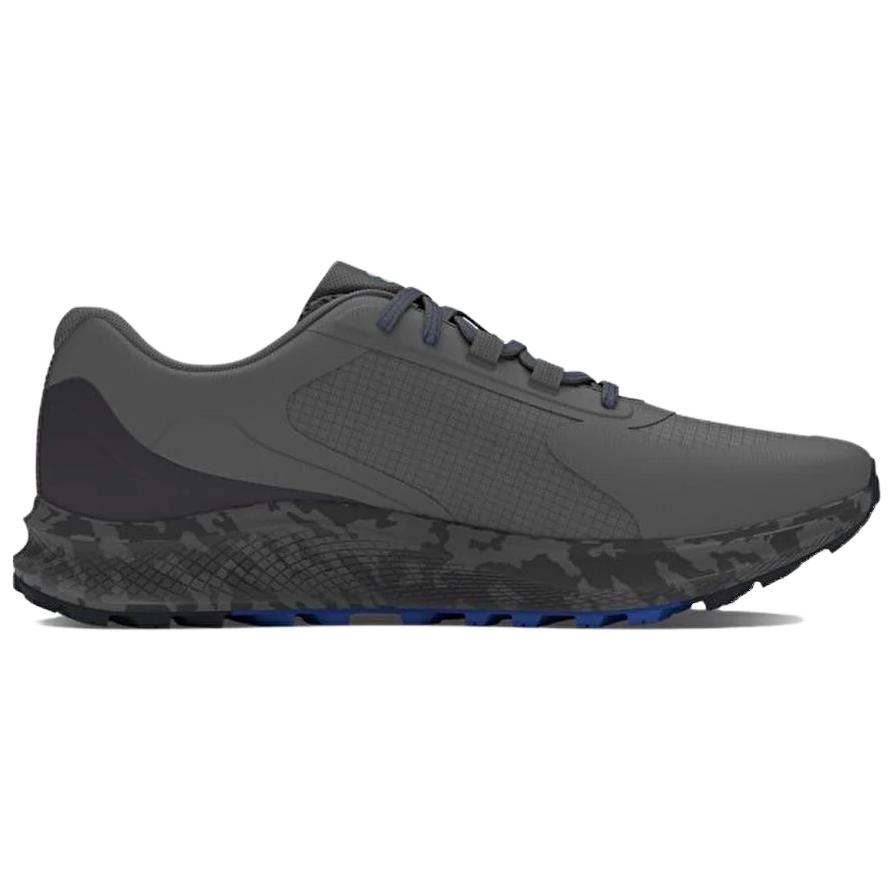 Under Armour Charged Bandit Trail 3 Abrasion Resistant Low top Running Shoes Men’s Gray Blue
