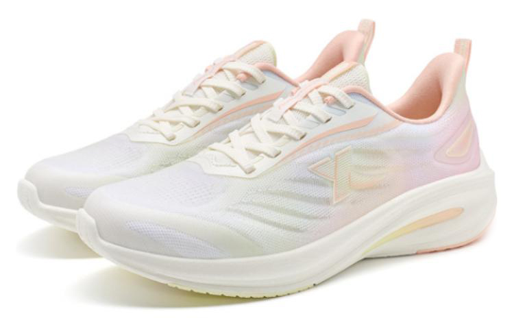 XTEP Lighten 7.0 Cushioning Slip Resistant Abrasion Resistant Low top Running Shoes Women’s Oil Gray Pink
