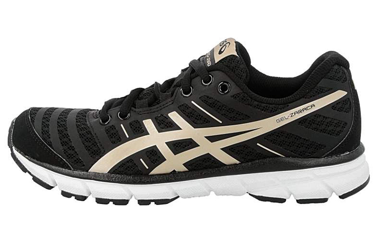 ASICS Gel Zaraca 2 Fabric Abrasion Resistant Low top Running Shoes Women's Black Gold