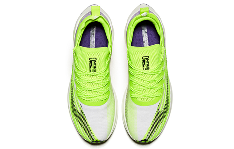 Erke Soft And Comfortable Slip Resistant, Abrasion Resistant, Rebound Low top Running Shoes Women’s Green Purple