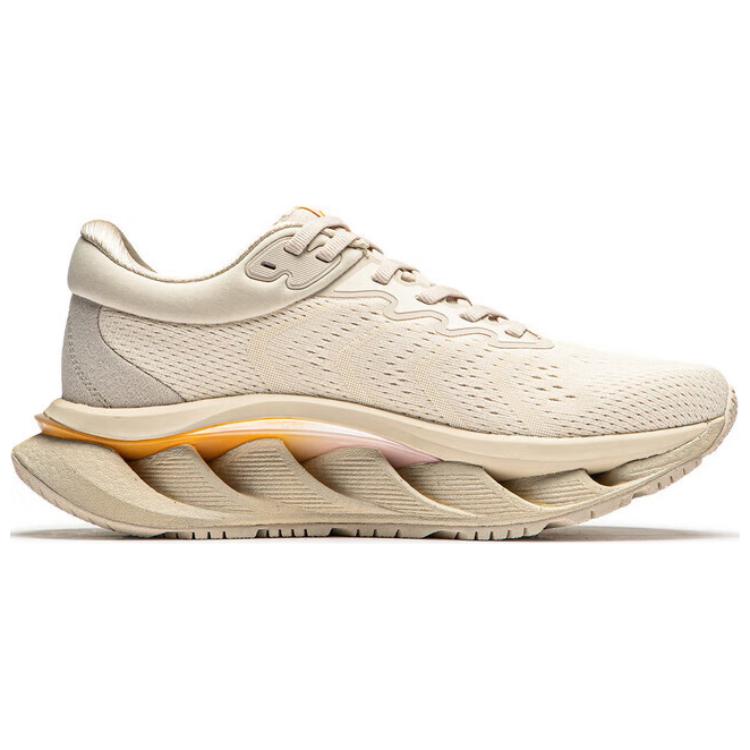 Li Ning Slip Resistant Lightweight Non slip Lightweight Running Shoes Women’s Oat Gray