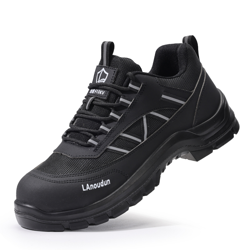LANOUDUN Abrasion Resistant Breathable Slip Resistant Low top Outdoor Shoes Men’s Black