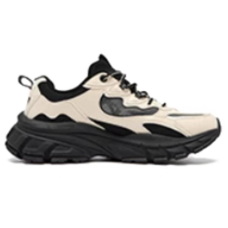 QIAODAN Breathable And Lightweight Low top Outdoor Shoes Women’s Beige Black