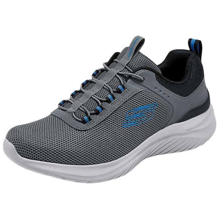 Skechers Low top Casual Running Shoes Men’s Gray Black
