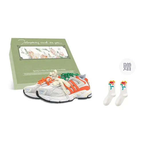 Adidas Originals Response Cl Abrasion Resistant Low top Running Shoes Unisex Gray Orange