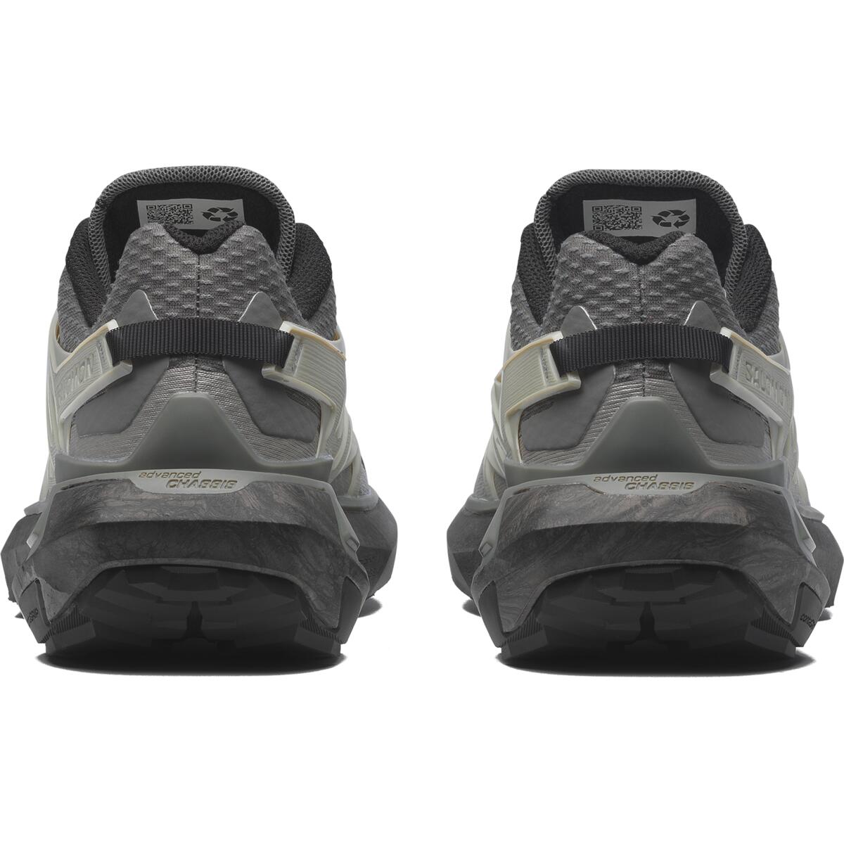 SALOMON XT PU.RE ADVANCED Cushioning Abrasion Resistant Coverage Support Lightweight Casual Running Shoes Unisex Gray