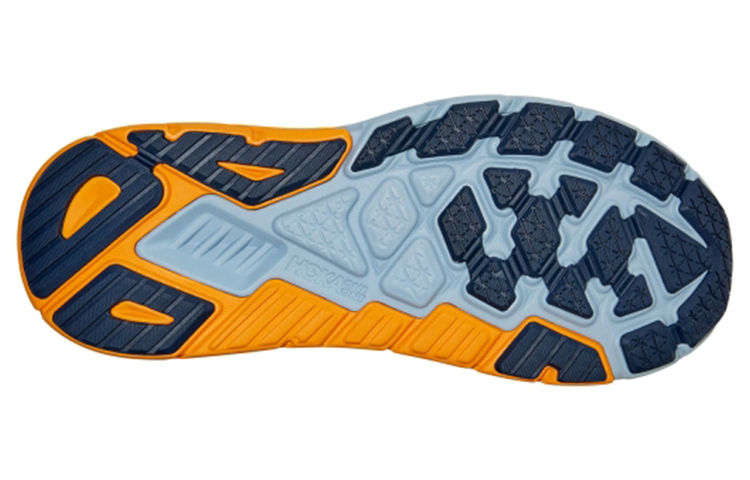 HOKA ONE ONE Arahi 6 Plein Air Blue Fog Orange