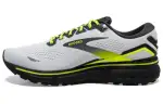 Brooks Ghost 15 Running Shoes Men's Low Top Gray Yellow