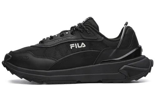 FILA Fashion Sneakers Low top Running Shoes Men's Black