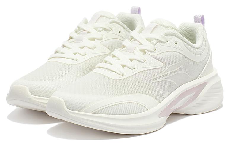 361° Breathable And Resilient Low top Running Shoes Women’s White Purple