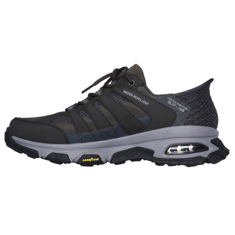 Skechers Cushioning Abrasion Resistant Cushioning, Wear Resistant Low top Running Shoes Men’s Gray Black