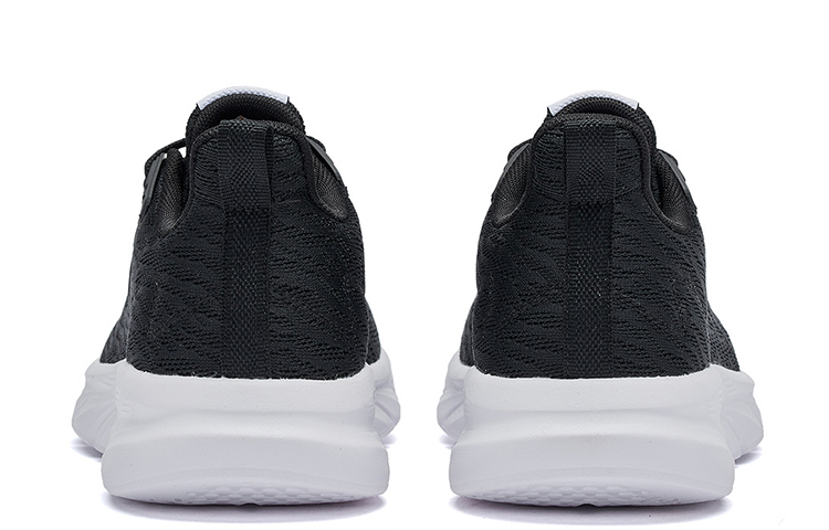 361° Cushioning Abrasion Resistant Cushioning, Wear Resistant Low top Running Shoes Men’s Black White