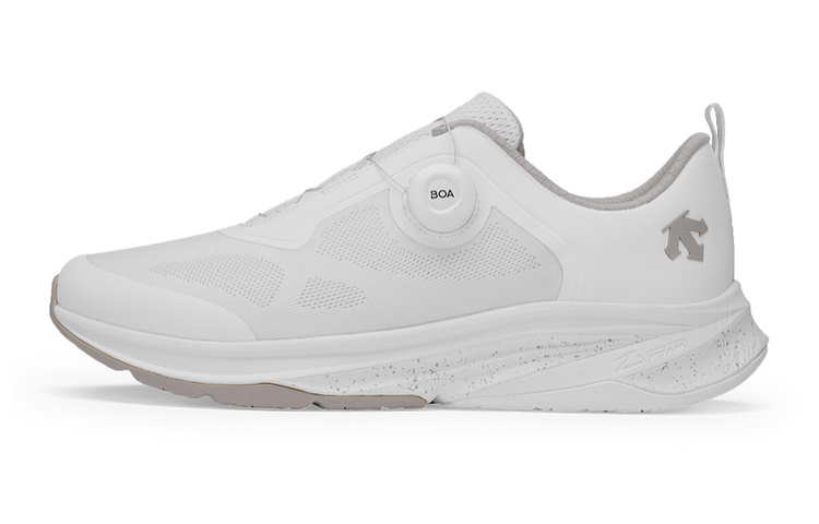 DESCENTE RUNNING Cushioning Rebound Cushioning Rebound Low top Casual Running Shoes Men’s White