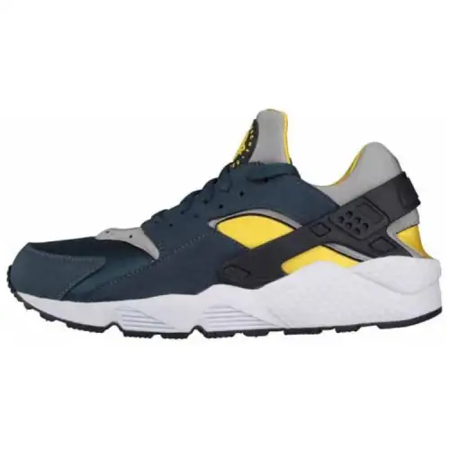 Nike Air Huarache Slip Resistant Abrasion Resistant Low top Casual Running Shoes Men's Blue