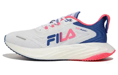FILA Low top Running Shoes Unisex White Blue Pink Korean Style
