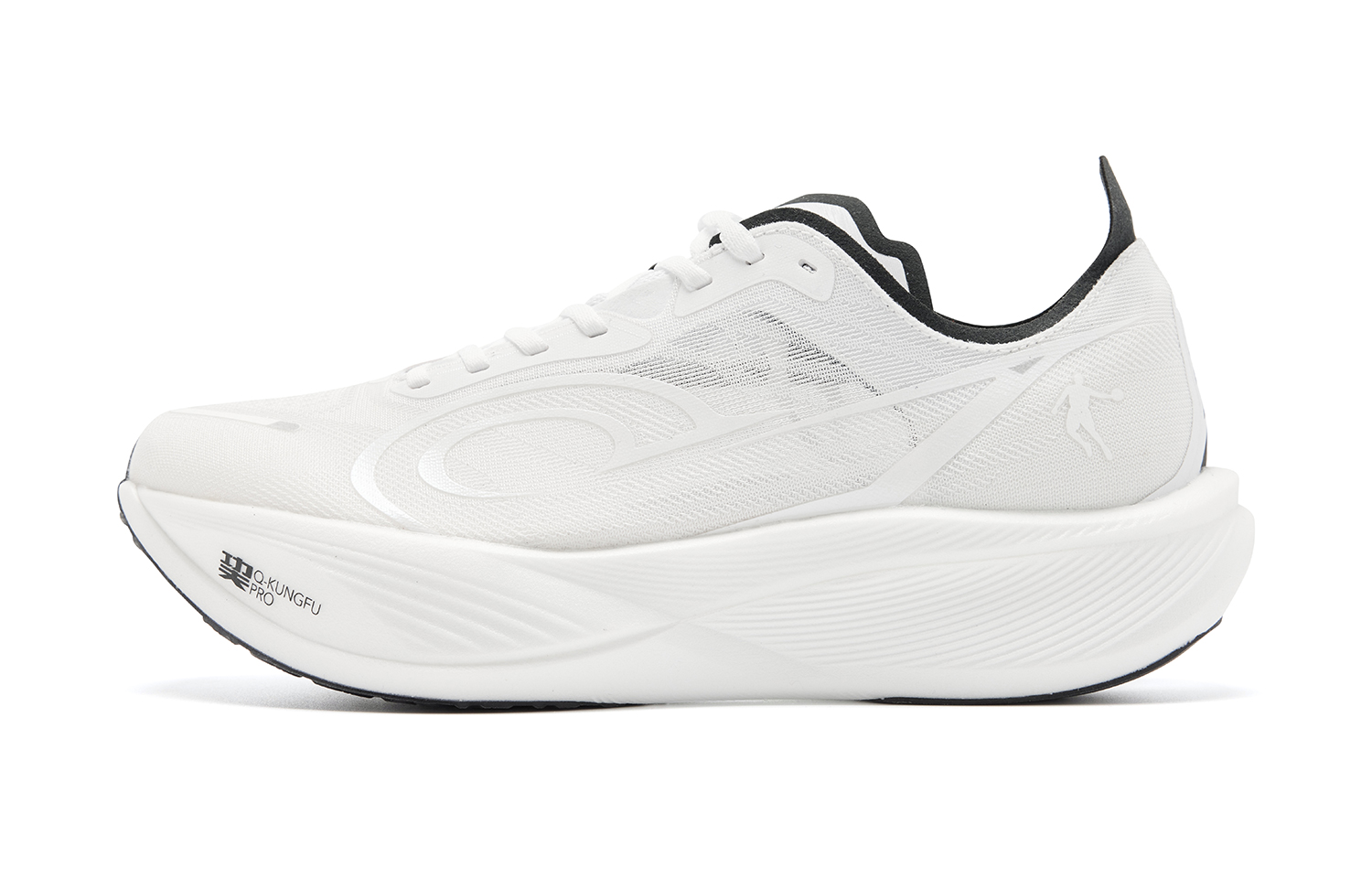 QIAODAN Flying Shadow PB3 Enhanced Running Shoes Men’s Low Top Jordan White Black